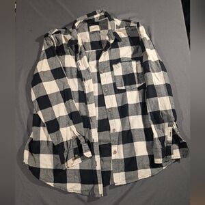 Universal Thread Black and White Checkered Shirt